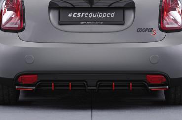 CSR Diffusor | Heckansatz mit ABE für Mini F56 Cooper SE HA463-L schwarz matt (Lackierung erforderlich)