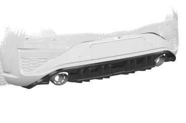 CSR Diffusor | Heckansatz mit ABE für Hyundai I30 (PD) N HA465-L Lackierung erforderlich (unlackiert)