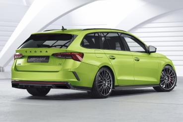 CSR Diffusor | Heckansatz mit ABE für Skoda Octavia 4 RS und RS Plus HA476-G Glossy schwarz Hochglanz (keine Lackierung erforderlich)