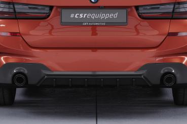 CSR Diffusor | Heckansatz mit ABE für BMW 3er G20 / G21 HA481-L schwarz matt (Lackierung erforderlich)