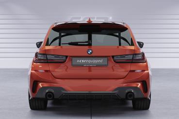 CSR Diffusor | Heckansatz mit ABE für BMW 3er G20/G21 M-Paket HA482-L schwarz matt (Lackierung erforderlich)