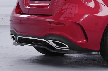 CSR Diffusor | Heckansatz mit ABE für Mercedes-Benz A-Klasse (W177) AMG-Line HA483-G Glossy schwarz Hochglanz (keine Lackierung erforderlich)