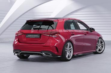 CSR Diffusor | Heckansatz mit ABE für Mercedes-Benz A-Klasse (W177) AMG-Line HA483-G Glossy schwarz Hochglanz (keine Lackierung erforderlich)