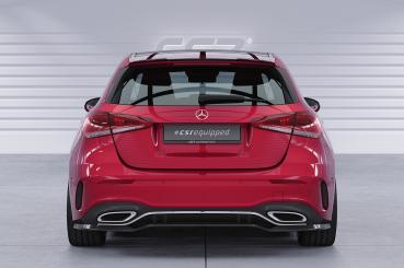 CSR Diffusor | Heckansatz mit ABE für Mercedes-Benz A-Klasse (W177) AMG-Line HA483-G Glossy schwarz Hochglanz (keine Lackierung erforderlich)