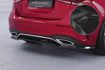 CSR Diffusor | Heckansatz mit ABE für Mercedes-Benz A-Klasse (W177) AMG-Line HA483-G Glossy schwarz Hochglanz (keine Lackierung erforderlich)