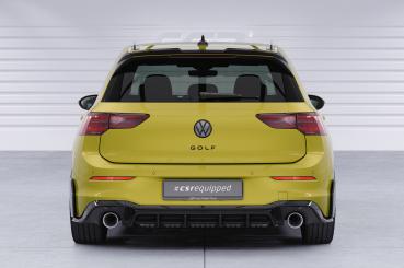 CSR Diffusor | Heckansatz mit ABE für VW Golf 8  GTI HA484-G Glossy schwarz glänzend (keine Lackierung erforderlich)