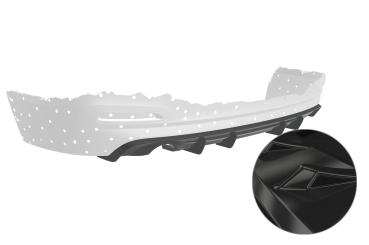 CSR Diffusor | Heckansatz mit ABE für BMW 3er F30 Limousine HA485-G Glossy schwarz glänzend (keine Lackierung erforderlich)