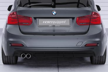 CSR Diffusor | Heckansatz mit ABE für BMW 3er F30 Limousine HA491-G Glossy schwarz glänzend (keine Lackierung erforderlich)
