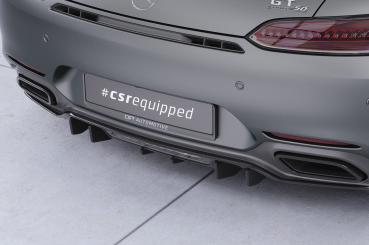 CSR Diffusor | Heckansatz mit ABE für Mercedes Benz AMG GT (190) HA495-L Lackierung erforderlich (schwarz matt)