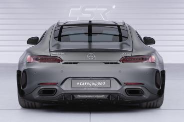 CSR Diffusor | Heckansatz mit ABE für Mercedes Benz AMG GT (190) HA495-L Lackierung erforderlich (schwarz matt)