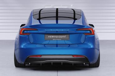 CSR Diffusor | Heckansatz mit ABE für Tesla Model 3 HA496-L Lackierung erforderlich (schwarz matt)