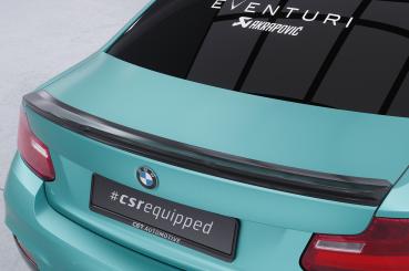 CSR Heckspoiler | Heckflügel mit ABE für BMW 2er F22 HF006-L schwarz matt (Lackierung erforderlich)