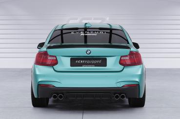 CSR Heckspoiler | Heckflügel mit ABE für BMW 2er F22 HF006-L schwarz matt (Lackierung erforderlich)
