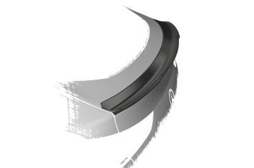 CSR Heckspoiler | Heckflügel mit ABE für Mercedes-Benz GLE (C167) Coupe HF008-M Carbon Look matt strukturiert (keine Lackierung erforderlich)