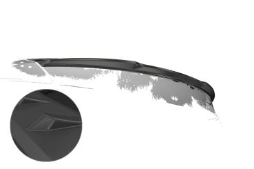 CSR Heckspoiler | Heckflügel mit ABE für Mercedes-Benz GLC (C253) Coupe HF009-L Lackierung erforderlich (unlackiert)