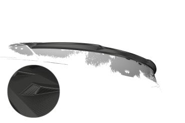 CSR Heckspoiler | Heckflügel mit ABE für Mercedes-Benz GLC (C253) Coupe HF009-M Carbon Look matt strukturiert (keine Lackierung erforderlich)