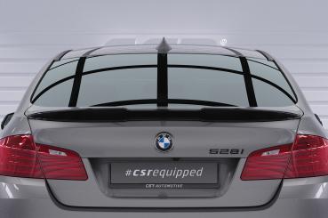 CSR Heckspoiler | Heckflügel mit ABE für BMW 5er F10 Limousine HF013-G Glossy schwarz Hochglanz (keine Lackierung erforderlich)