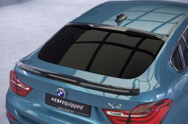CSR Heckspoiler | Heckflügel mit ABE für BMW X4 (F26) HF014-S schwarz matt strukturiert (keine Lackierung erforderlich)