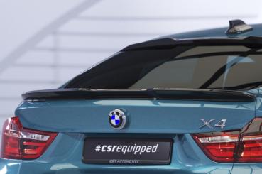 CSR Heckspoiler | Heckflügel mit ABE für BMW X4 (F26) HF014-S schwarz matt strukturiert (keine Lackierung erforderlich)