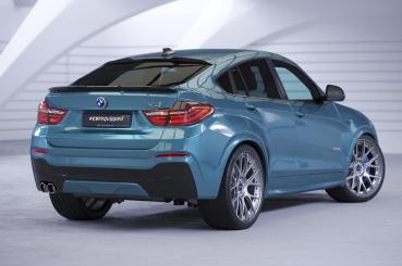 CSR Heckspoiler | Heckflügel mit ABE für BMW X4 (F26) HF014-S schwarz matt strukturiert (keine Lackierung erforderlich)