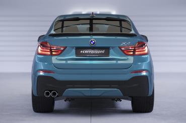 CSR Heckspoiler | Heckflügel mit ABE für BMW X4 (F26) HF014-S schwarz matt strukturiert (keine Lackierung erforderlich)