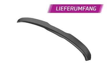 CSR Heckspoiler | Heckflügel mit ABE für BMW X4 (F26) HF014-S schwarz matt strukturiert (keine Lackierung erforderlich)