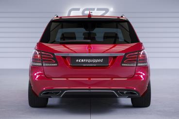CSR Heckspoiler | Heckflügel mit ABE für Mercedes-Benz E-Klasse S212 T-Modell HF016-C Carbon Look Hochglanz (keine Lackierung erforderlich)