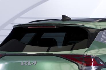 CSR Heckspoiler | Heckflügel mit ABE für Kia Sportage (NQ5) HF023-L Lackierung erforderlich (schwarz matt)