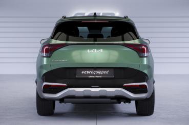 CSR Heckspoiler | Heckflügel mit ABE für Kia Sportage (NQ5) HF023-L Lackierung erforderlich (schwarz matt)