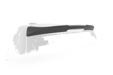 CSR Heckspoiler | Heckflügel mit ABE für VW Sharan II / Seat Alhambra II HF024-C Carbon Look Hochglanz (keine Lackierung erforderlich)