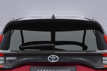 CSR Heckspoiler | Heckflügel mit ABE für Toyota Yaris 4 / Mazda 2 (XP21) HF025-L schwarz matt (Lackierung erforderlich)