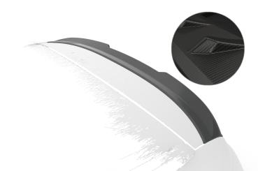 CSR Heckspoiler | Heckflügel mit ABE für Fiat Panda (312/319) HF026-M Carbon Look matt strukturiert (keine Lackierung erforderlich)