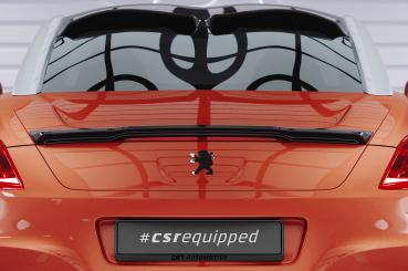 CSR Heckspoiler | Heckflügel mit ABE für Peugeot RCZ HF034-S Strukturiert schwarz matt (keine Lackierung erforderlich)