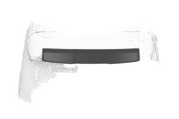 CSR Heckspoiler | Heckflügel mit ABE für BMW X5 E70 HF037-S schwarz matt strukturiert (keine Lackierung erforderlich)