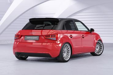CSR Heckspoiler | Heckflügel mit ABE für Audi A1 (8X) S-Line HF039-L schwarz matt (Lackierung erforderlich)