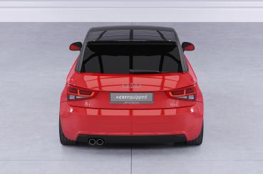 CSR Heckspoiler | Heckflügel mit ABE für Audi A1 (8X) S-Line HF039-L schwarz matt (Lackierung erforderlich)