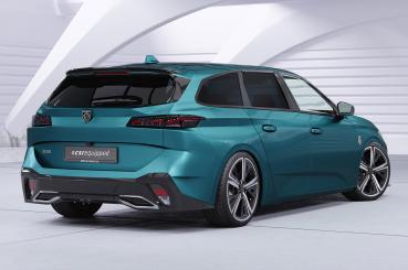 CSR Heckspoiler | Heckflügel mit ABE für Peugeot 308 (P51) SW HF040-S schwarz matt strukturiert (keine Lackierung erforderlich)