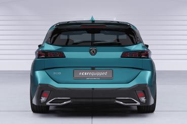 CSR Heckspoiler | Heckflügel mit ABE für Peugeot 308 (P51) SW HF040-S schwarz matt strukturiert (keine Lackierung erforderlich)