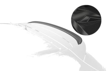 CSR Heckspoiler | Heckflügel mit ABE für MG HS / EHS HF059-C Carbon Look Hochglanz (keine Lackierung erforderlich)