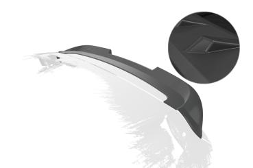 CSR Heckspoiler | Heckflügel mit ABE für Kia Picanto (TA) HF063-L Lackierung erforderlich (unlackiert)