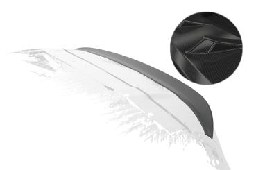 CSR Heckspoiler | Heckflügel mit ABE für Mercedes Benz T-Klasse (W420) HF070-C Carbon Look Hochglanz (keine Lackierung erforderlich)