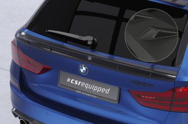 CSR Heckspoiler | Heckflügel mit ABE für BMW 5er G31 Touring HF072-M Carbon Look matt strukturiert (keine Lackierung erforderlich)