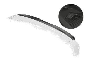 CSR Heckspoiler | Heckflügel mit ABE für VW Caddy 5 (Typ SB) HF074-M Carbon Look matt strukturiert (keine Lackierung erforderlich)