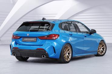 CSR Heckspoiler | Heckflügel mit ABE für BMW 1er F40 HF091-S schwarz matt strukturiert (keine Lackierung erforderlich)