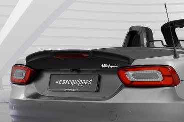 CSR Heckspoiler | Heckflügel mit ABE für Fiat 124 Spider (inkl. Abarth) HF106-L schwarz matt (Lackierung erforderlich)
