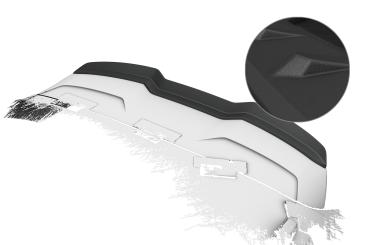 CSR Heckspoiler | Heckflügel mit ABE für Audi RS3 8V Sportback HF109-S Strukturiert schwarz matt (keine Lackierung erforderlich)