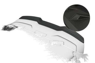 CSR Heckspoiler | Heckflügel mit ABE für Audi RS3 8V Sportback HF109-M Carbon Look matt strukturiert (keine Lackierung erforderlich)