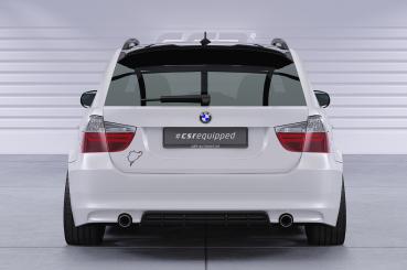 CSR Heckspoiler | Heckflügel mit ABE für BMW 3er E91 Touring HF113-L Lackierung erforderlich (schwarz matt)