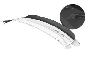 CSR Heckspoiler | Heckflügel mit ABE für Mercedes-Benz EQE (V295) Limousine HF117-L Lackierung erforderlich (unlackiert)