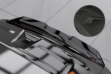 CSR Heckspoiler | Heckflügel mit ABE für MG Mulan / 4 HF118-M Carbon Look matt strukturiert (keine Lackierung erforderlich)